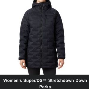 Mountain Hardwear stretch down hooded parka